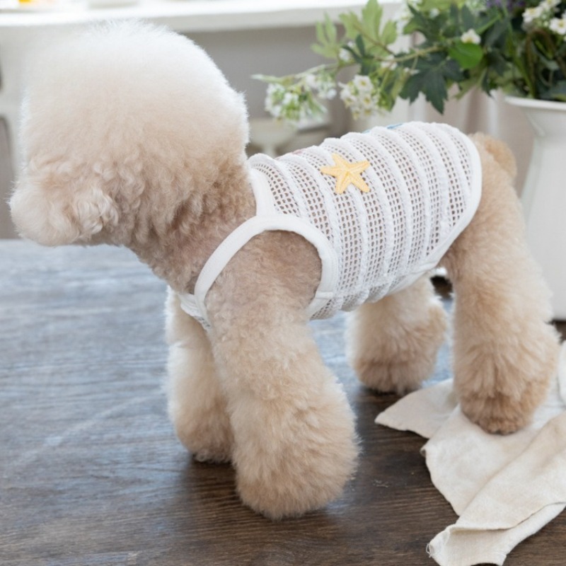 Pet Spring Mesh Sunscreen Coat - مراجعة Suspender Tank Top وسعره