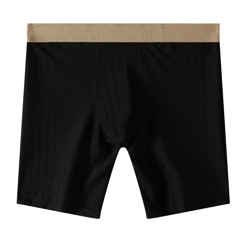 Mens Boxer Shorts Homme Nylon  - مراجعة Long Leg Trunk Men وسعره
