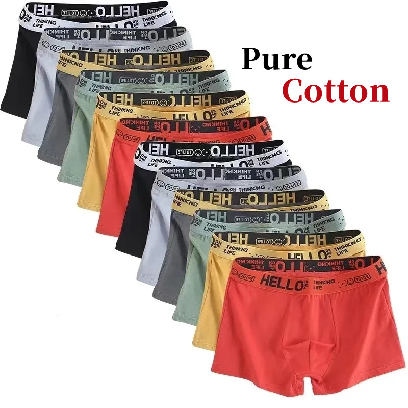 10Pieces/ Men's Underwear Men  - مراجعة Boxer Brief Pack Cotton وسعره
