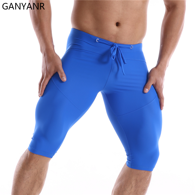 GANYANR Running Tights Men Com - مراجعة Compression Shorts Athletes وسعره
