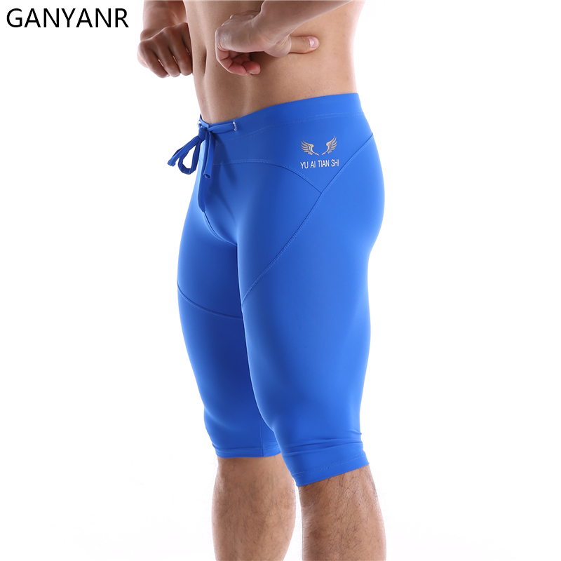 GANYANR Running Tights Men Com - مراجعة Compression Shorts Athletes وسعره