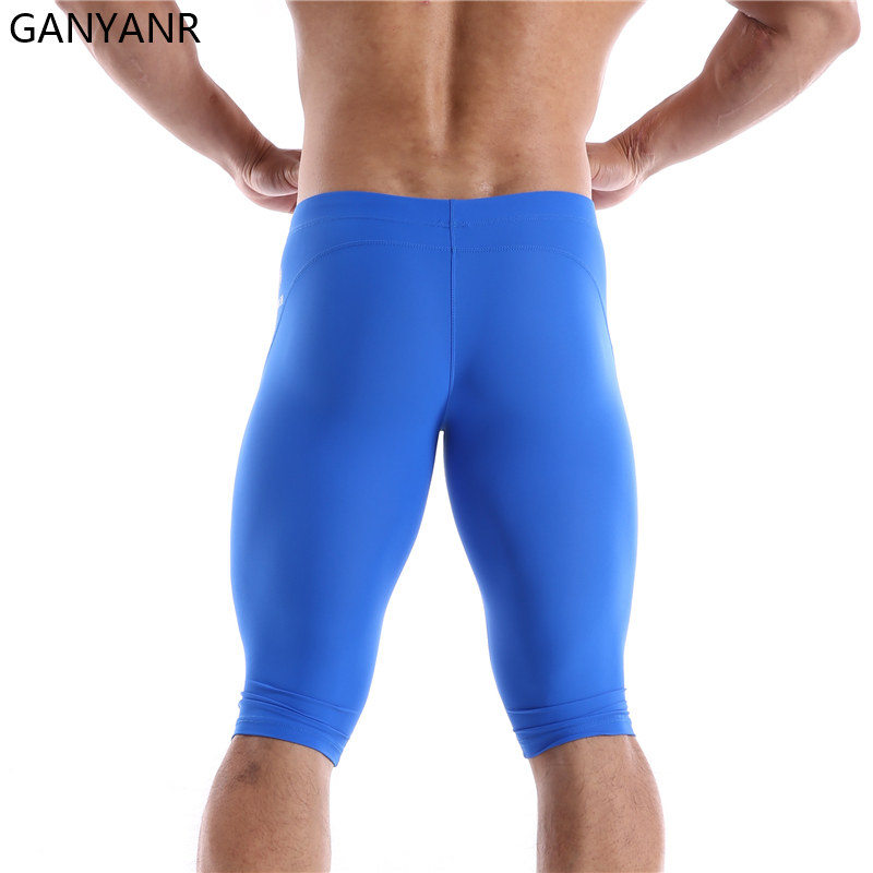 GANYANR Running Tights Men Com - مراجعة Compression Shorts Athletes وسعره