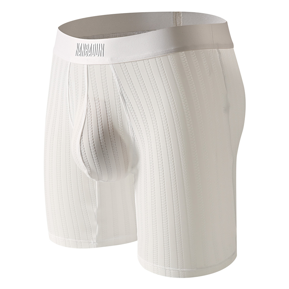Men Ice Silk Long Leg Shorts B - مراجعة Long Leg Trunk Men وسعره