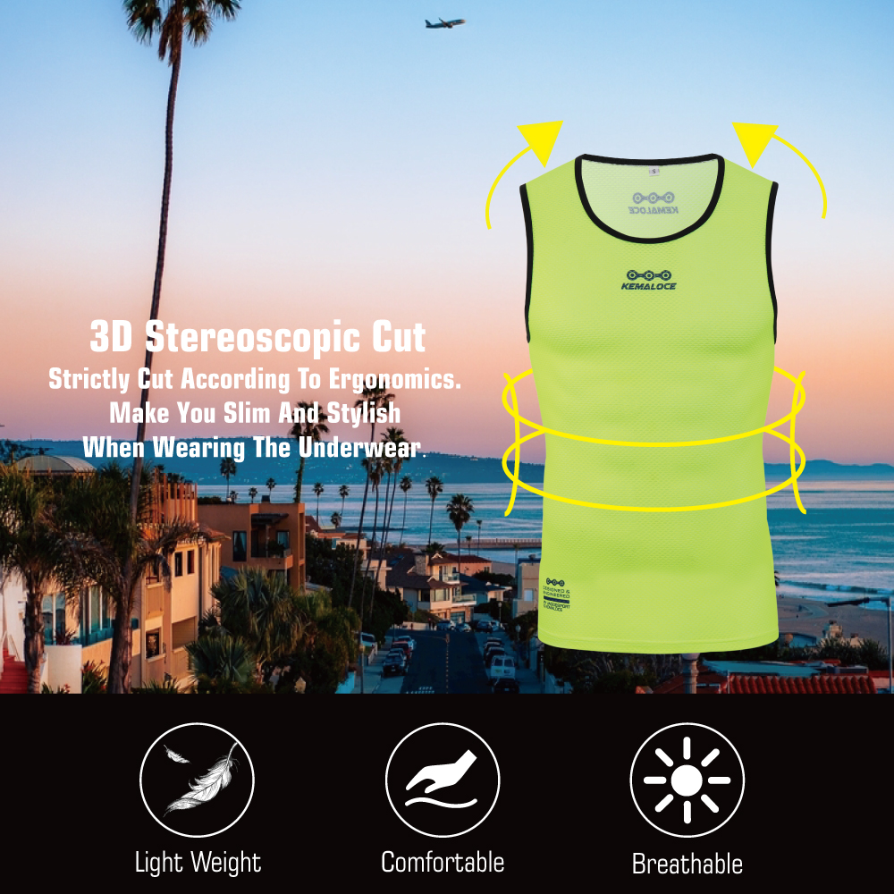 KEMALOCE Cycling Base Layer Me - مراجعة Sleeveless Undershirt وسعره