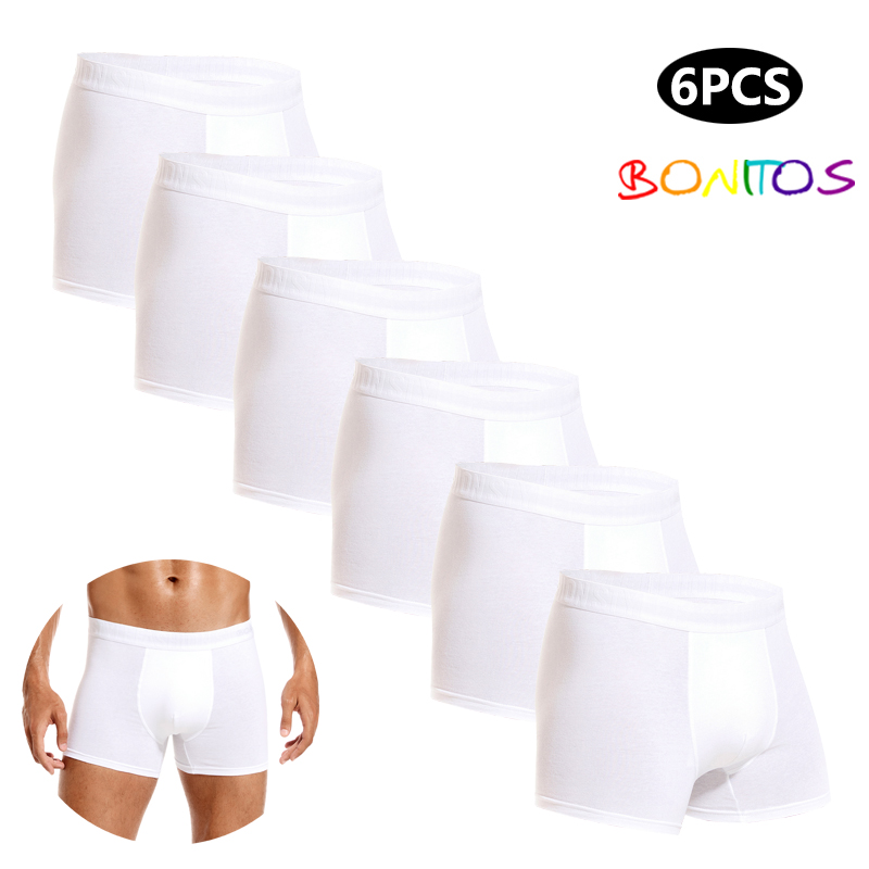 6pcs White Men Panties Cotton  - مراجعة Multi Pack Underwear وسعره