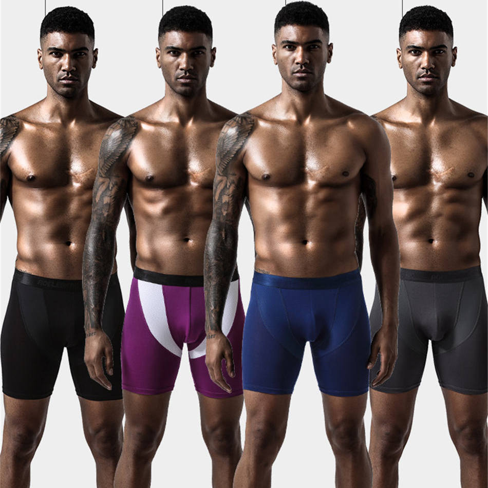 2pcs/Lot underpants leg up lon - مراجعة Long Leg Trunk Men وسعره