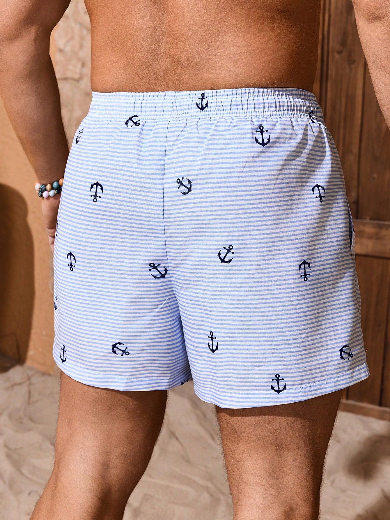 Men's Swimming Trunks Drawstri - مراجعة Bamboo Fiber Trunk وسعره