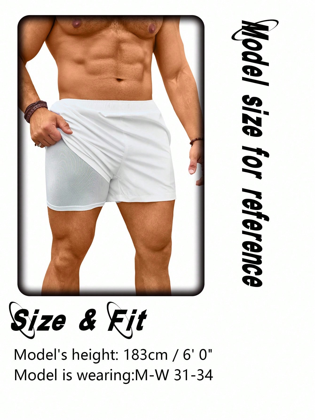 Men's Swimming Trunks Drawstri - مراجعة Bamboo Fiber Trunk وسعره