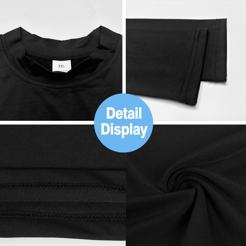 Men's Running Turtleneck Quick - مراجعة T Shirt Tight Fit وسعره