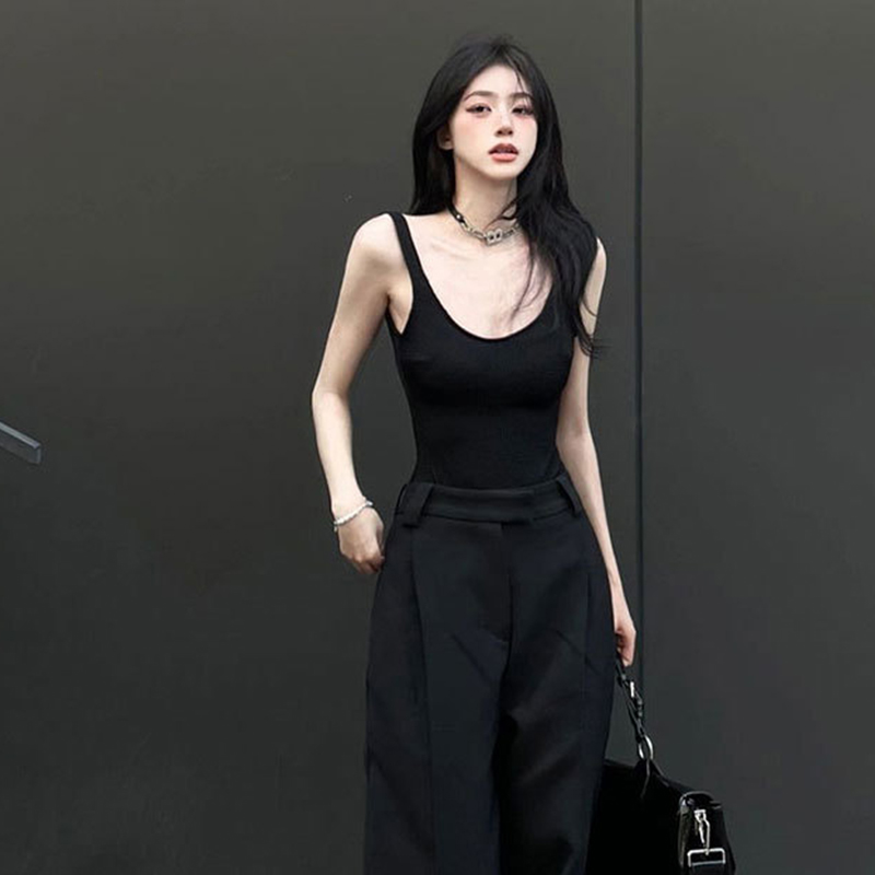 Black Strappy Bodysuit Sexy Ba - مراجعة Suspender Tank Top وسعره