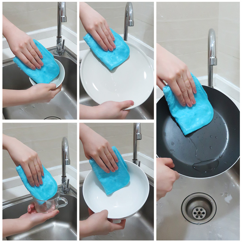 2-Pack Ultra-Fine Fiber Dishcl - مراجعة Bamboo Fiber Trunk وسعره