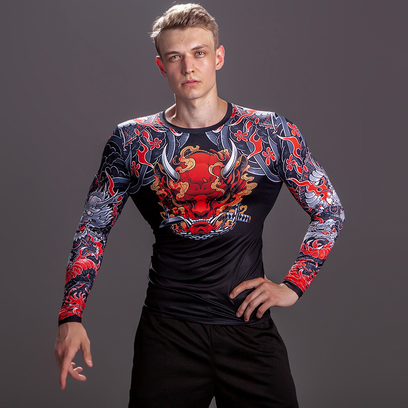 2/3PCS Men Jiu jitsu Tracksuit - مراجعة Compression Long Pant وسعره