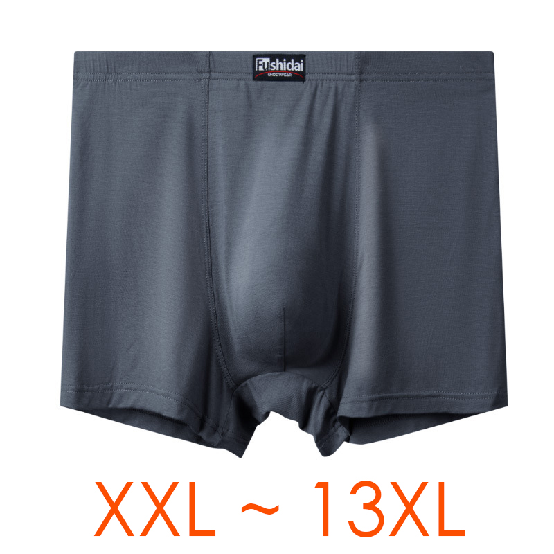 3pcs/lot 13XL Oversize Men Box - مراجعة Boxer Shorts Modal وسعره