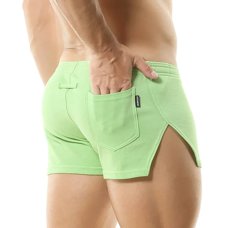 Men's Casual Shorts Solid Colo - مراجعة Trunk Breathable Men وسعره