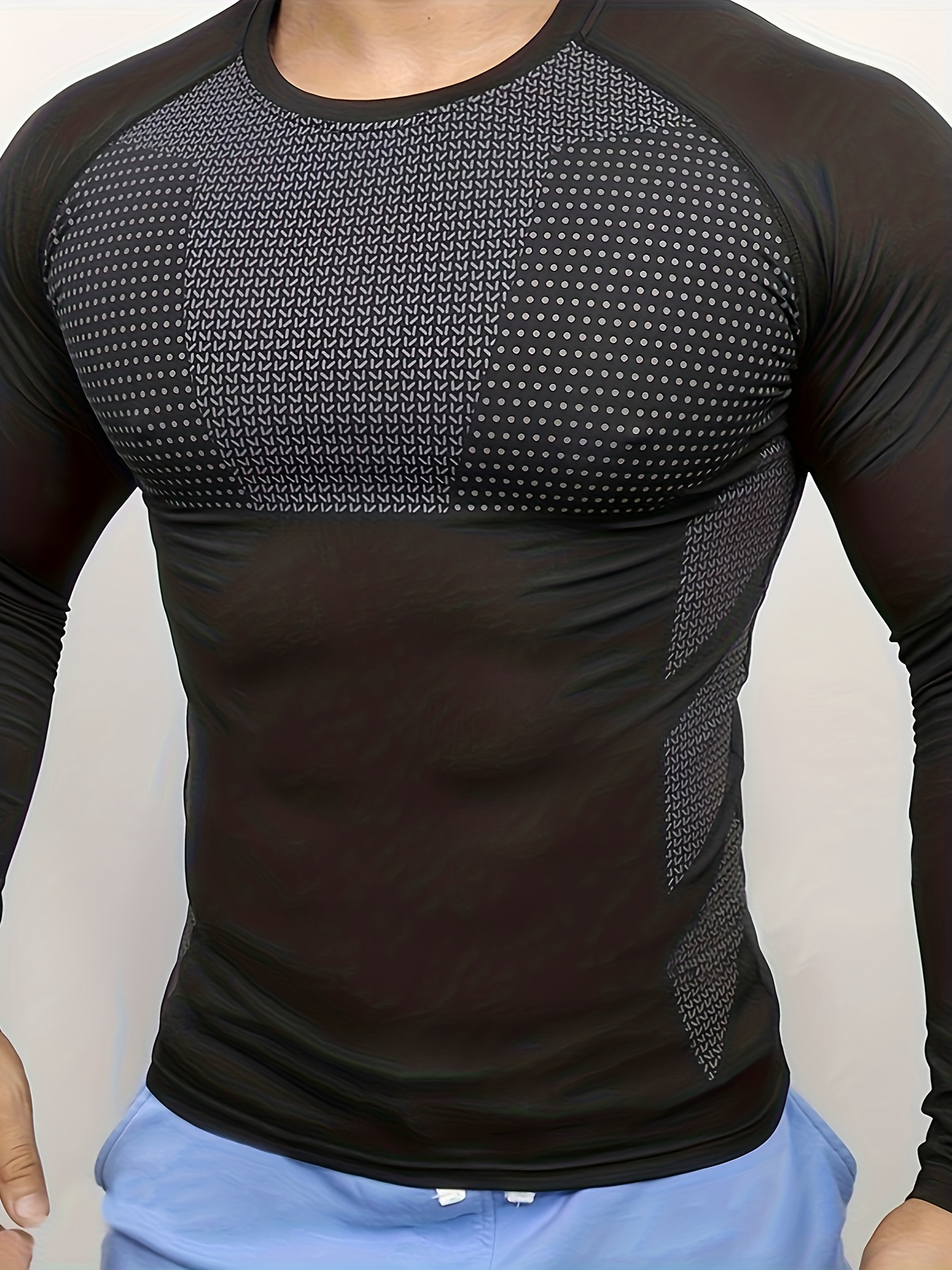 Men's autumn and winter thick  - مراجعة T Shirt Tight Fit وسعره