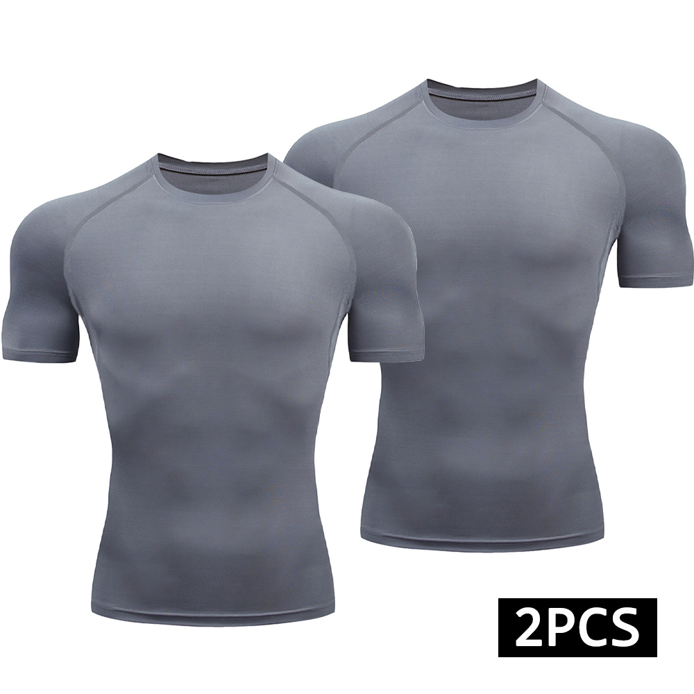 2-Piece Compression T Shirt Me - مراجعة T Shirt Tight Fit وسعره