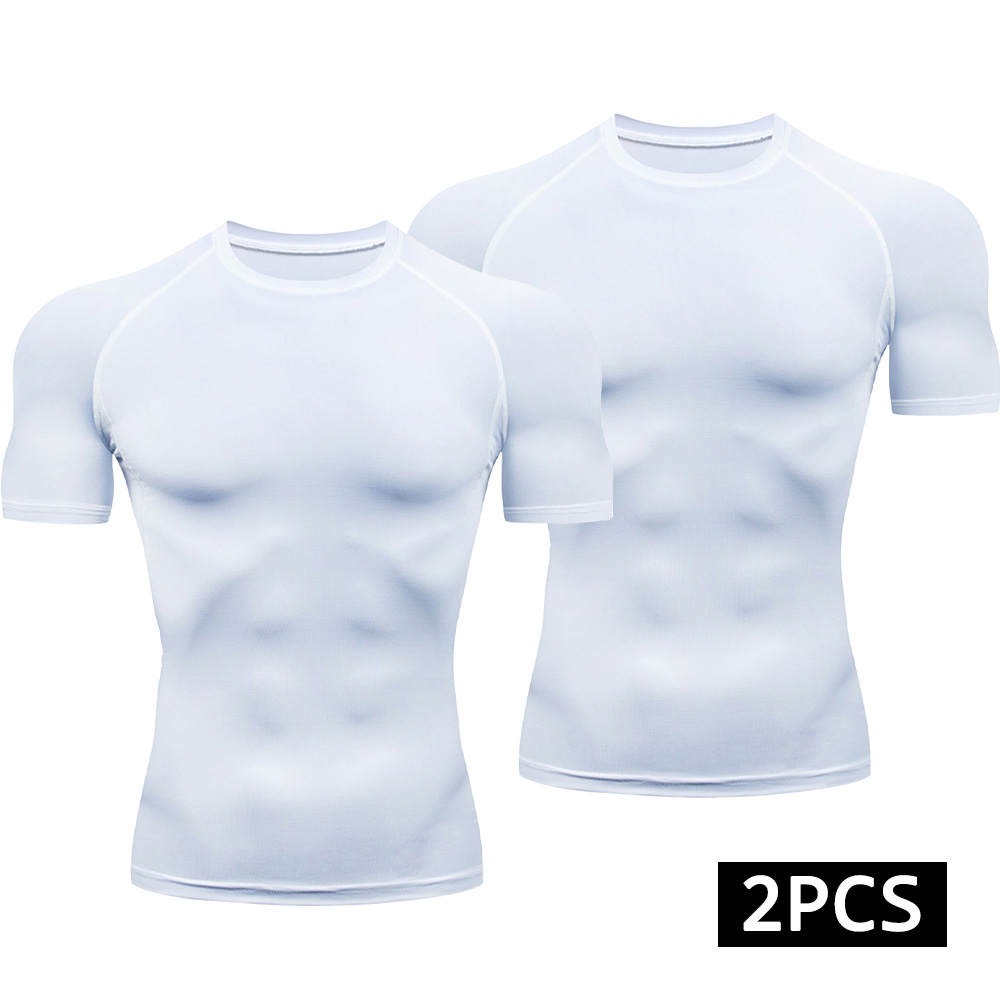 2-Piece Compression T Shirt Me - مراجعة T Shirt Tight Fit وسعره