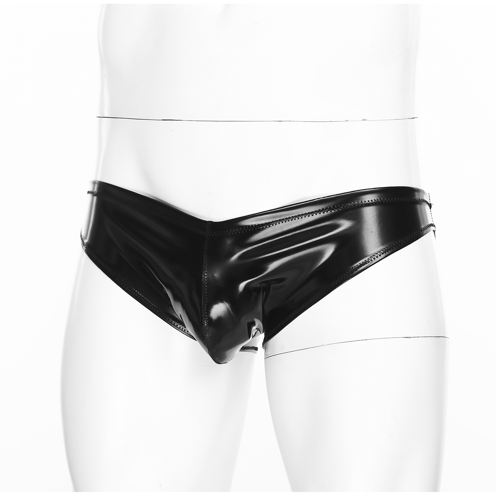 Mens Glossy Latex Briefs Paten - مراجعة Pouch Boxer Pouch وسعره