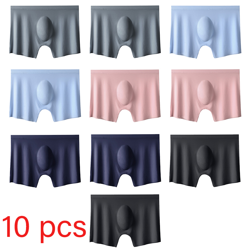 10 Pcs/Lot Men's Summer Ice Si - مراجعة Boxer Shorts Modal وسعره