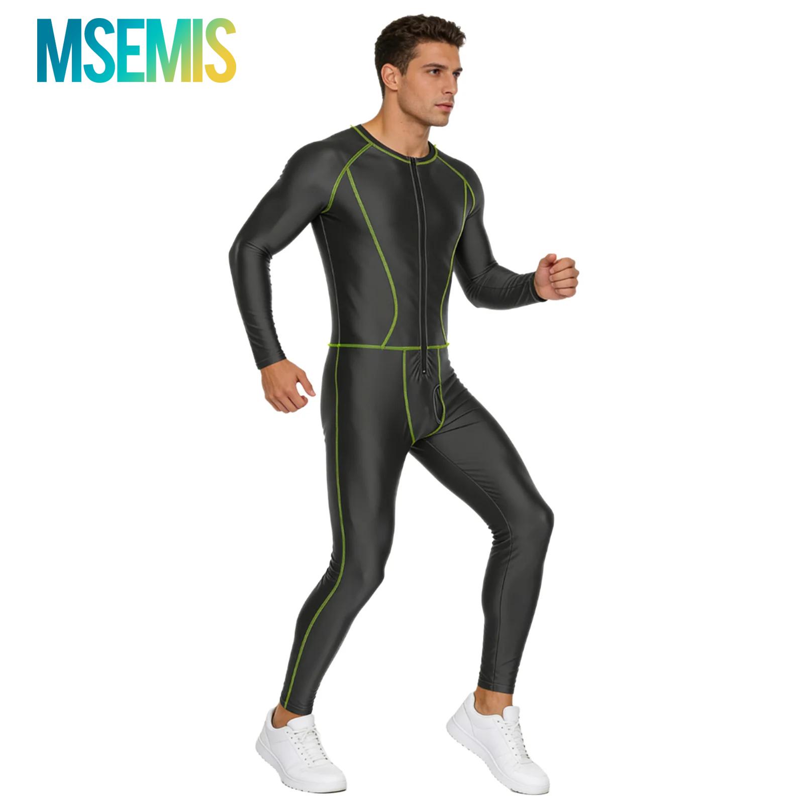 Swimwear Mens Swimsuit Glossy  - مراجعة Compression Long Pant وسعره