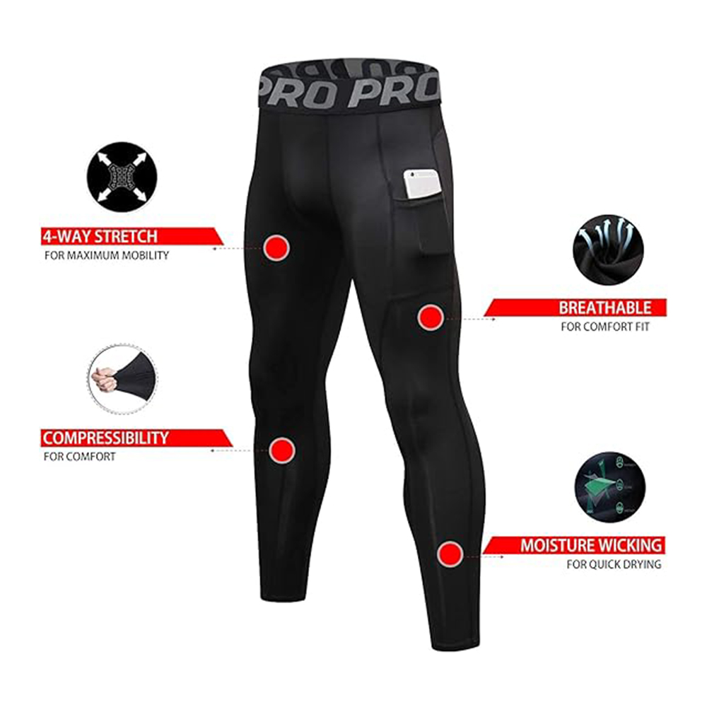 Men's Compression Pants Long J - مراجعة Compression Long Pant وسعره