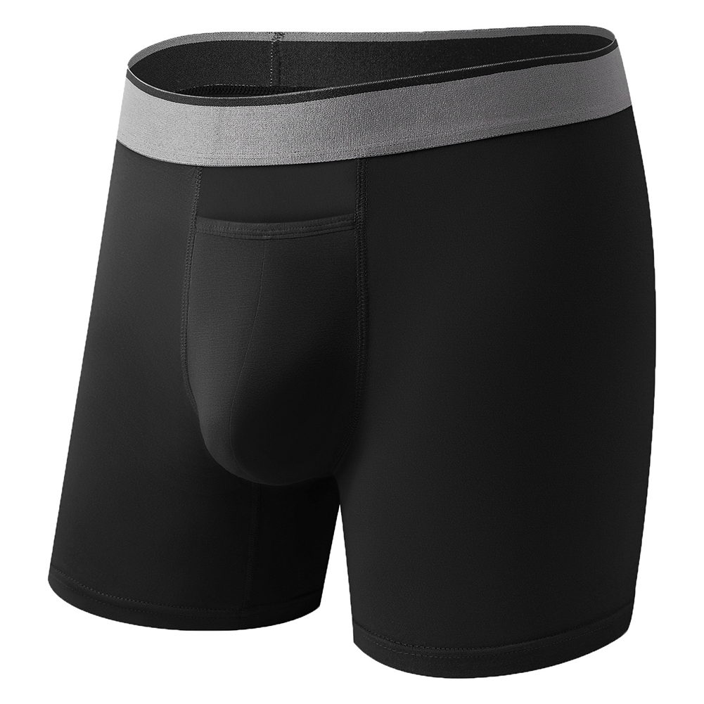 1pc Men Long Leg Shorts Soft U - مراجعة Long Leg Trunk Men وسعره