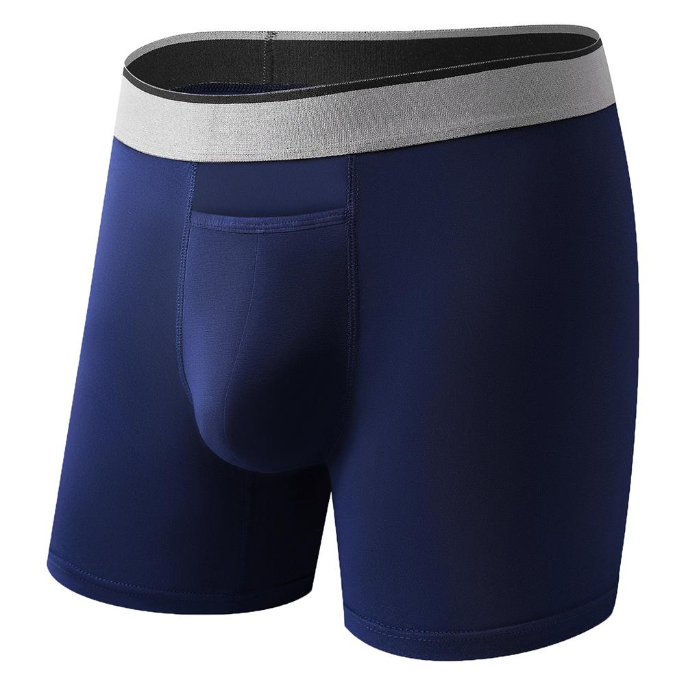 1pc Men Long Leg Shorts Soft U - مراجعة Long Leg Trunk Men وسعره