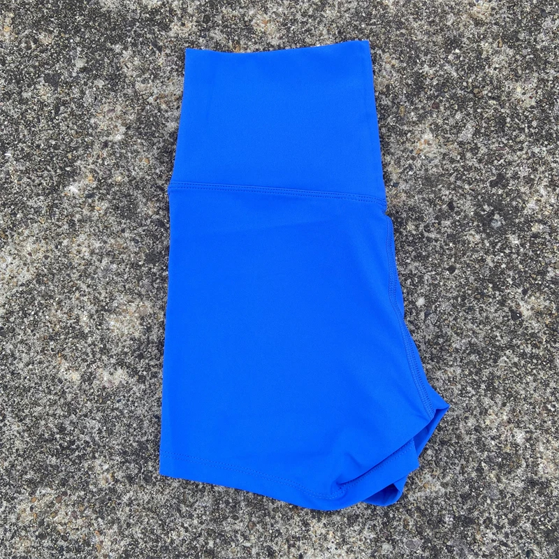 Sexy Solid Color High Waist Yo - مراجعة Compression Shorts Athletes وسعره