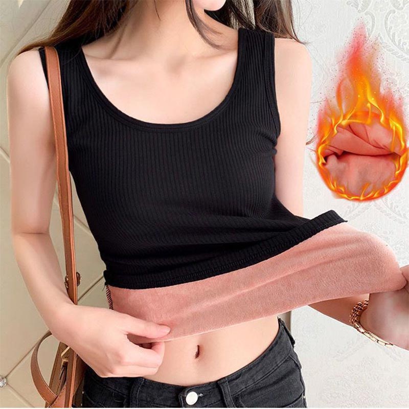 Thermal Vest Women Sexy Winter - مراجعة Undershirt Crew Neck وسعره