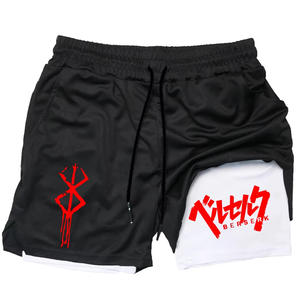 2 in 1 Compression Shorts for  - مراجعة Compression Shorts Athletes وسعره