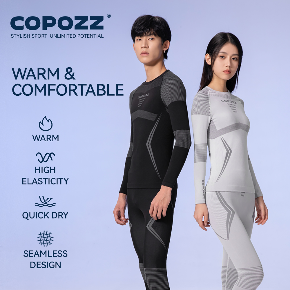 COPOZZ Winter Ski Thermal Unde - مراجعة Thermal Long John وسعره