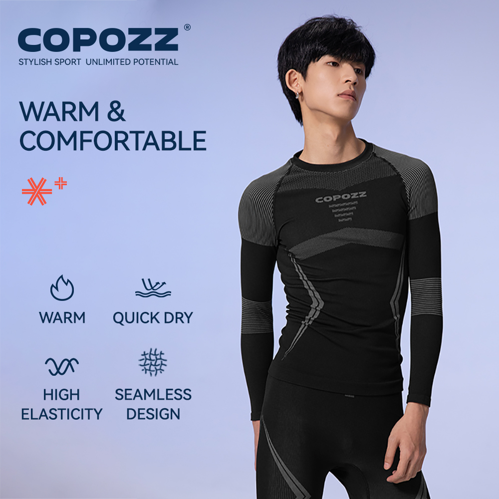 COPOZZ Winter Ski Thermal Unde - مراجعة Thermal Long John وسعره