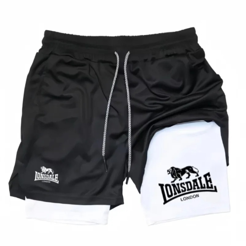 Summer Harajuku 2-in-1 Running - مراجعة Compression Shorts Athletes وسعره