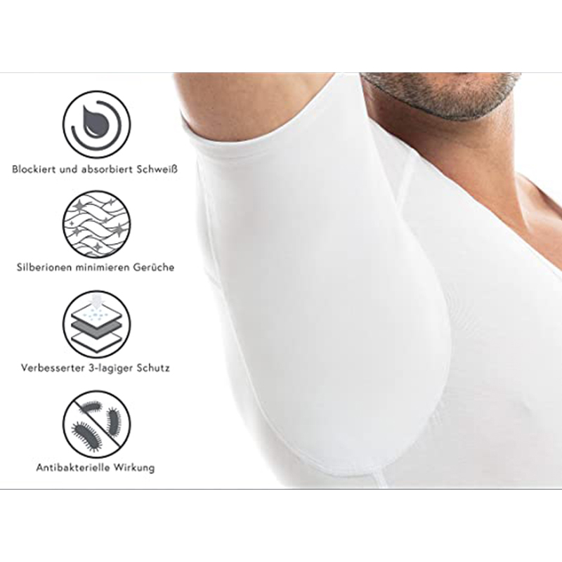 Men Undershirts Anti-transpira - مراجعة Undershirt Crew Neck وسعره