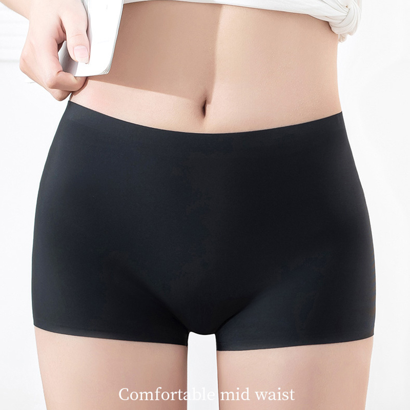 Safety Pants Mid Waist Women's - مراجعة Boxer Brief Pack Cotton وسعره