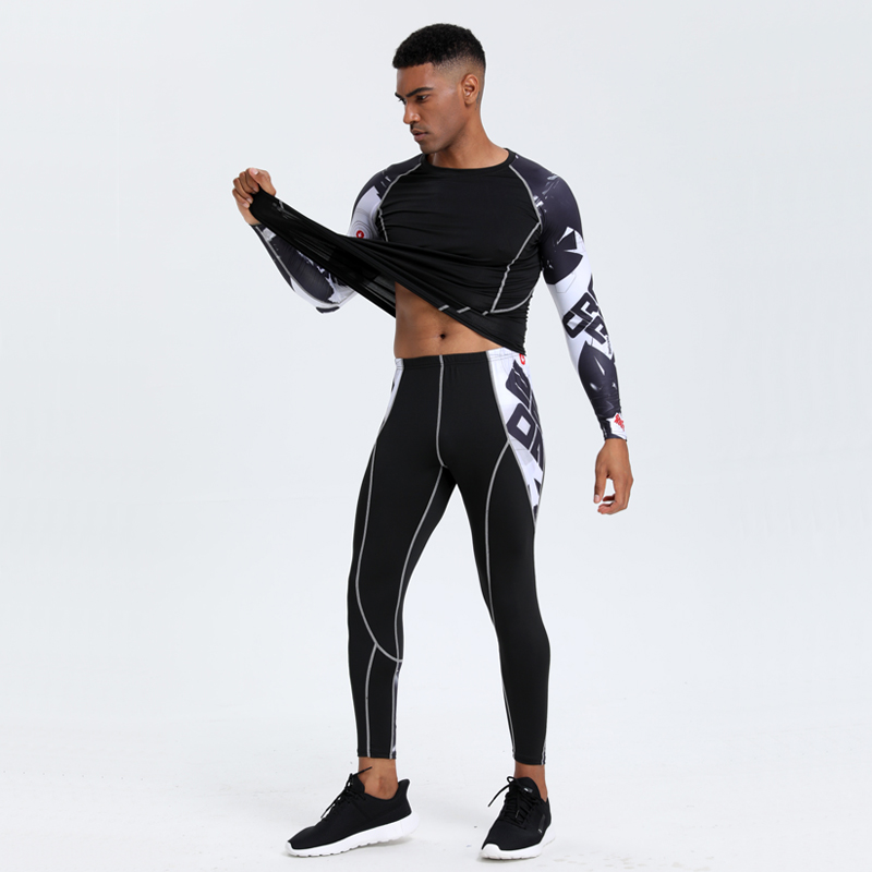 Men's PRO Sports Fitness Suit: - مراجعة Compression Long Pant وسعره