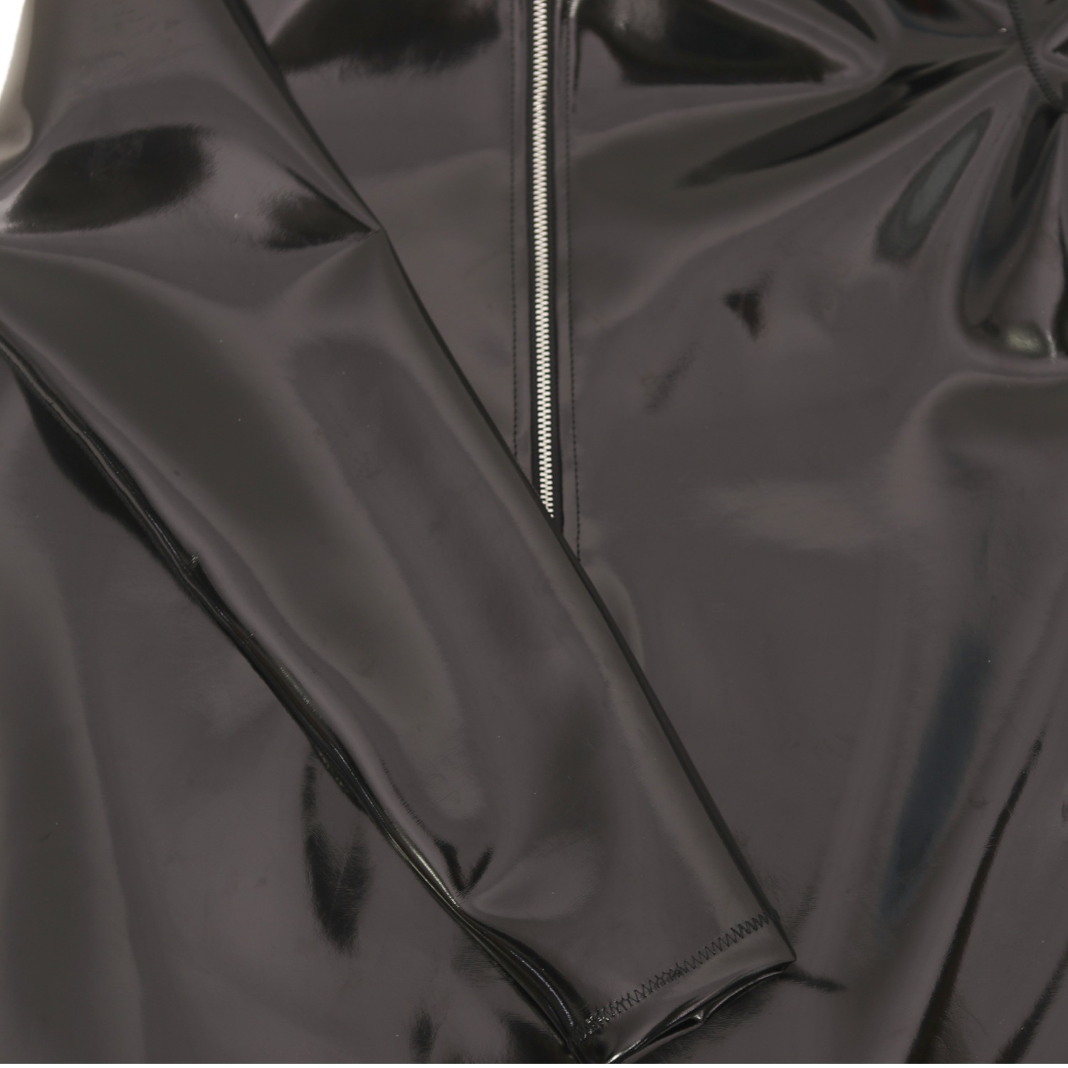 Sexy Men PVC Glossy Shiny Long - مراجعة T Shirt Tight Fit وسعره