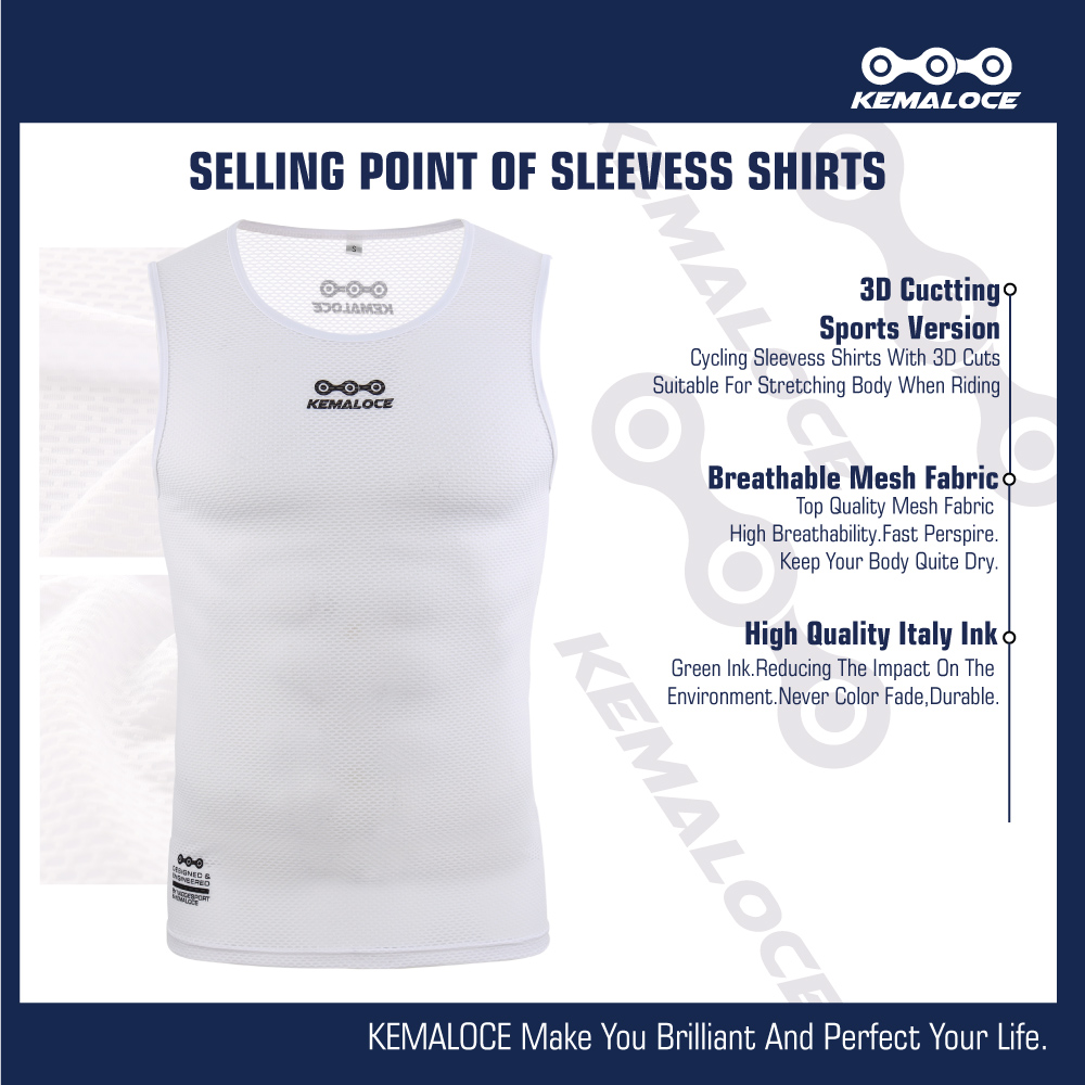 KEMALOCE Cycling Base Layer Sl - مراجعة Sleeveless Undershirt وسعره