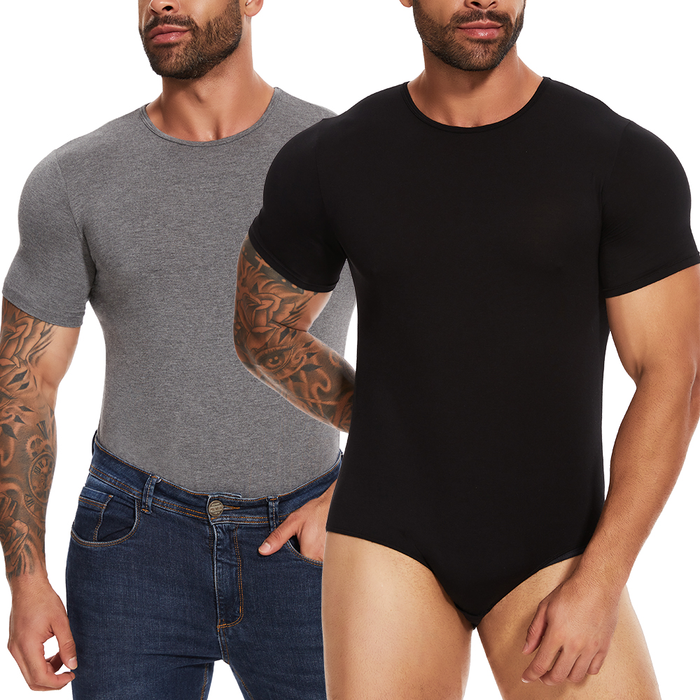 Short Sleeve Full Body Shaper  - مراجعة Undershirt Crew Neck وسعره