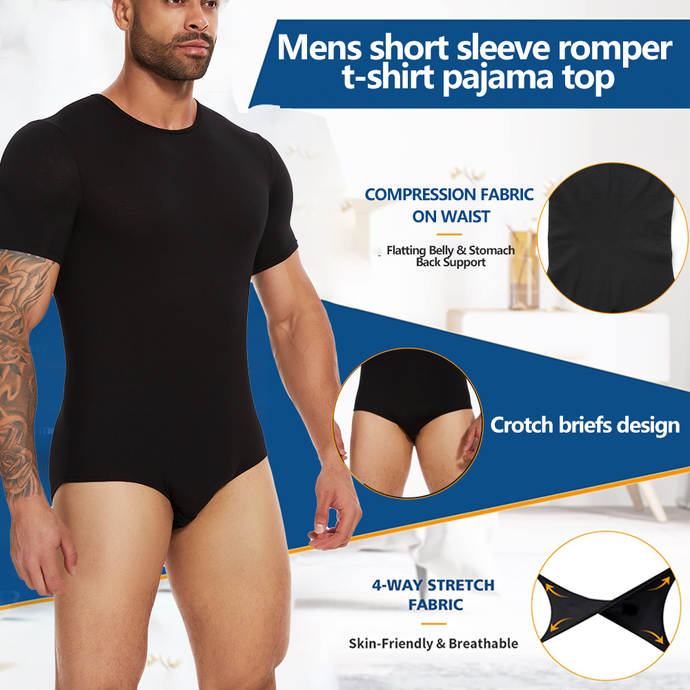 Short Sleeve Full Body Shaper  - مراجعة Undershirt Crew Neck وسعره