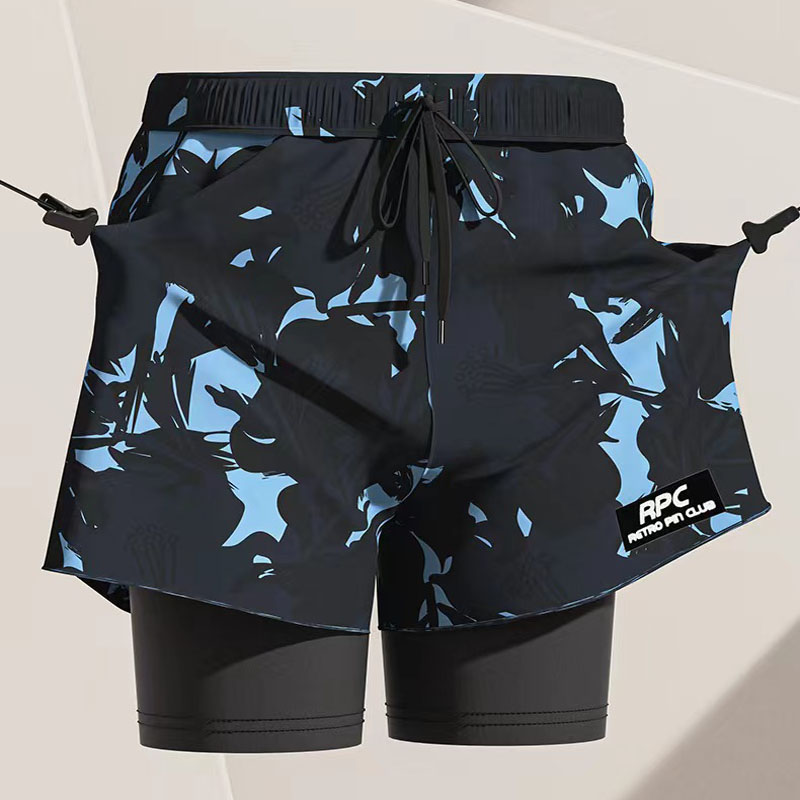 Swimming Trunks Adult Double L - مراجعة Trunk Breathable Men وسعره