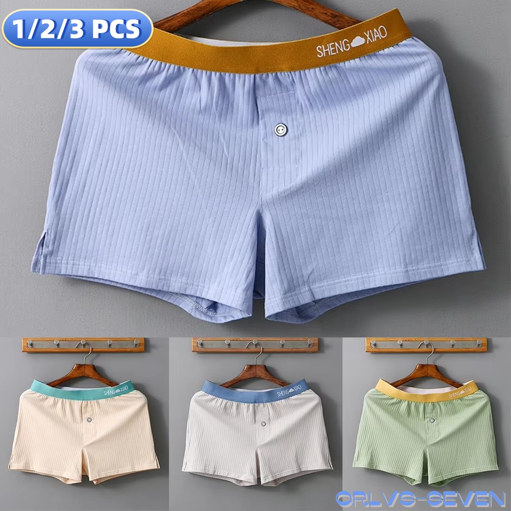 1/2/3 PCS Men's Panties Cotton - مراجعة Boxer Shorts Modal وسعره