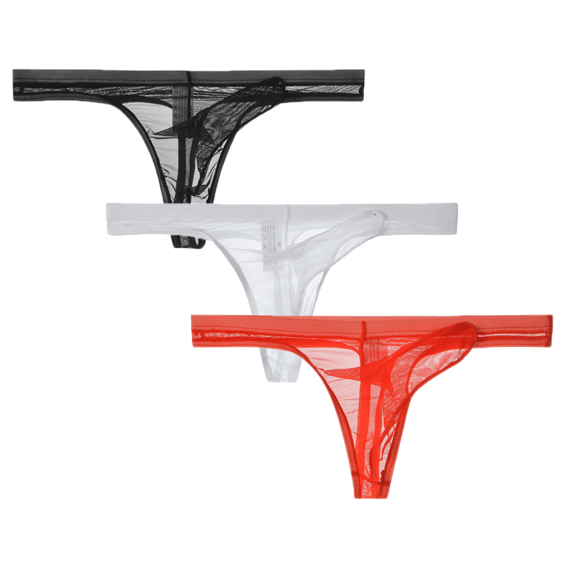 3Pcs/lot Men Underwear T-Back  - مراجعة Multi Pack Underwear وسعره
