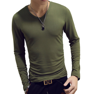 V Neck Mens T Shirts Plain Lon - مراجعة Undershirt Crew Neck وسعره