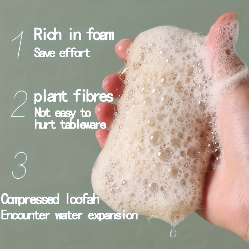 6pcs Natural Loofah Exfoliatin - مراجعة Bamboo Fiber Trunk وسعره