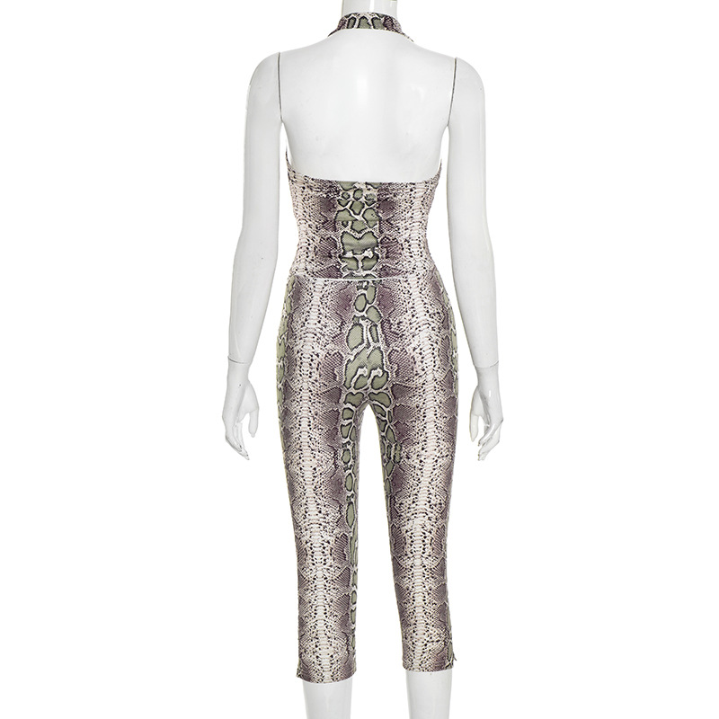 Serpentine Print Women Sexy 2  - مراجعة Suspender Tank Top وسعره