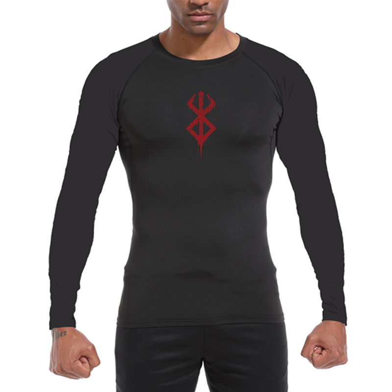 Men's Print Long Sleeve Compre - مراجعة Base Layer Top وسعره
