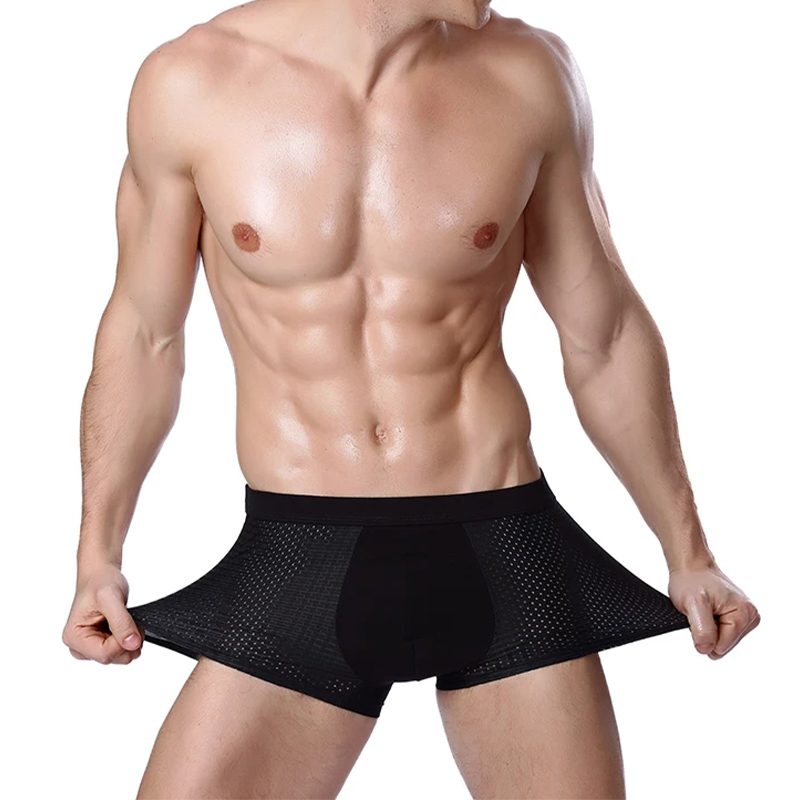 L-8XL Plus Banboo Fiber Men Un - مراجعة Boxer Shorts Modal وسعره