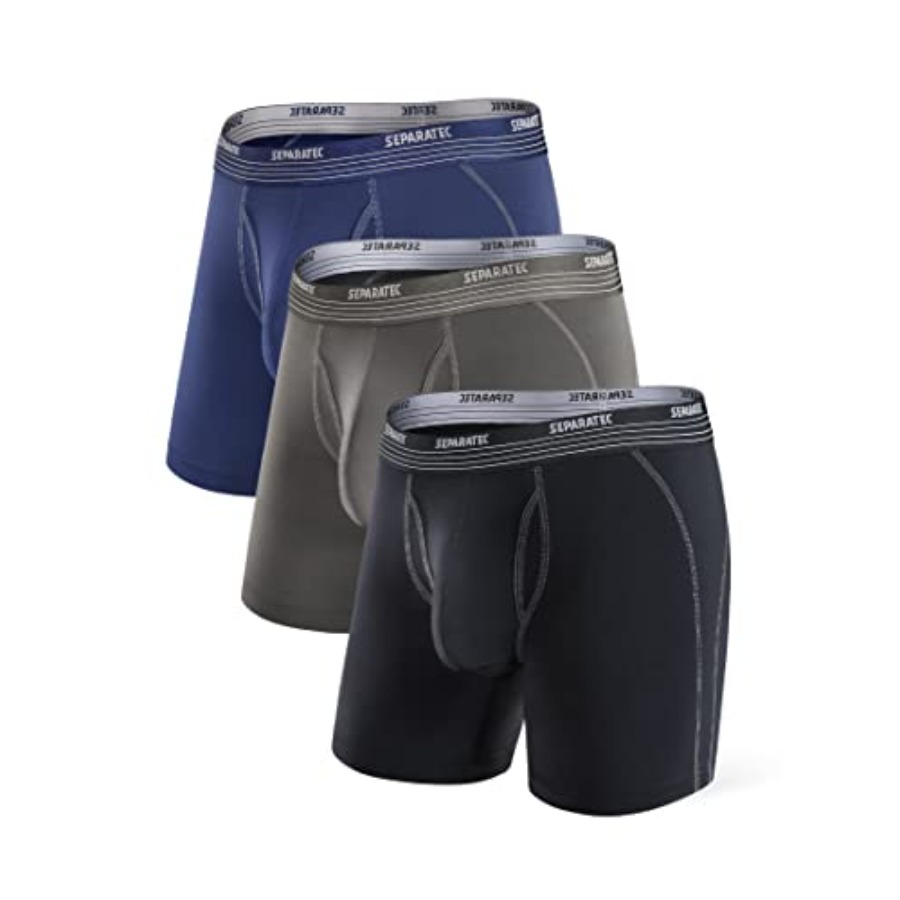 Separatec Mens Underwear with  - مراجعة Performance Boxer Sport وسعره