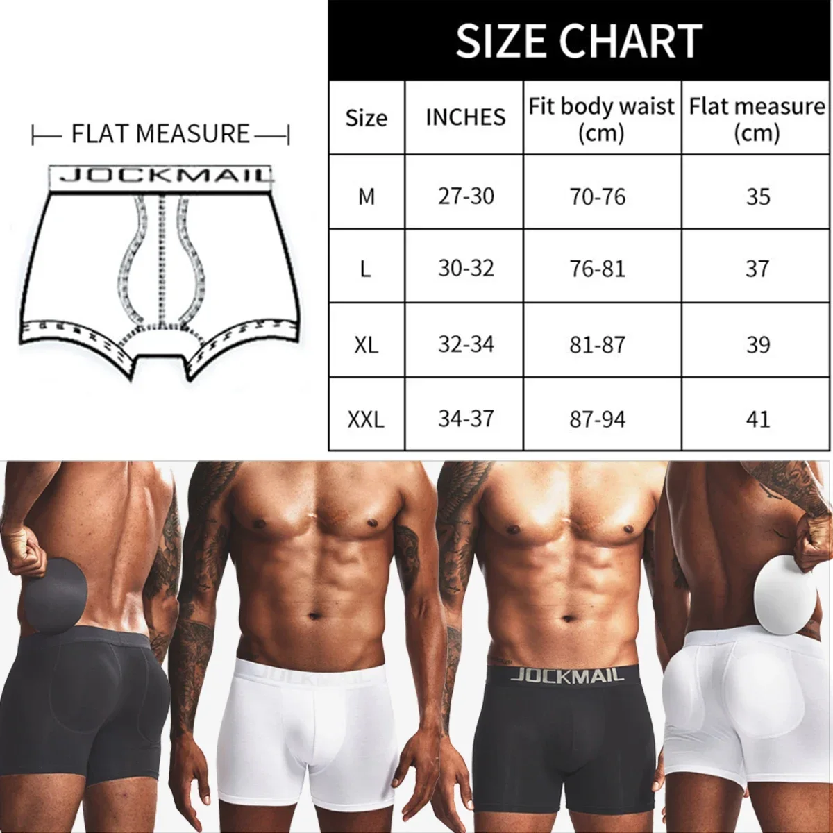 Men Comfortable Cotton Butt Li - مراجعة Boxer Brief Pack Cotton وسعره